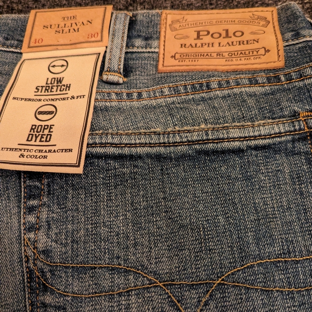 Polo Ralph Lauren The Sullivan Blue Jeans